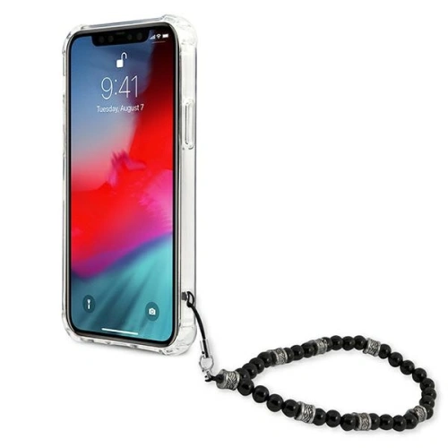 Kup Guess Apple Tasche GUHCP12MKPSBK iPhone 12/12 Pro Transparentes Hartschalenetui Schwarz Perle - GUE1196CL - {ean13} - Sklep Home Screen