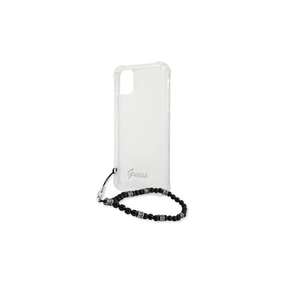 Etui Guess GUHCP12MKPSBK Apple iPhone 12/12 Pro Transparent hardcase Black Pearl