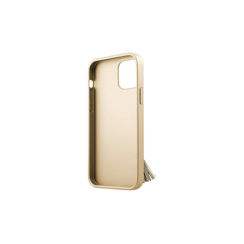 Etui Guess GUHCP12MRSSABE Apple iPhone 12/12 Pro beige/beżowy hardcase Saffiano with ring stand