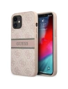 Kup Guess Apple Tasche GUHCP12S4GDPI iPhone 12 mini rosa/rosa Hartschale 4G Stripe - GUE1200PNK - {ean13} - Sklep Home Screen