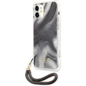 Kup Etui Guess GUHCP12SKSMAGR Apple iPhone 12 mini szary/grey hardcase Marble Collection - GUE1202GRY - {ean13} - Sklep Home Screen