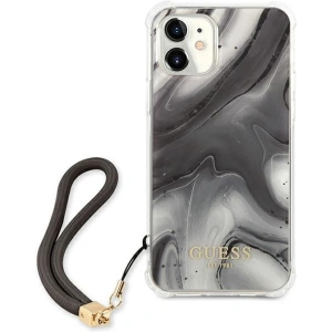 Kup Etui Guess GUHCP12SKSMAGR Apple iPhone 12 mini gri/grey hardcase Marble Collection - GUE1202GRY - {ean13} - Sklep Home Screen