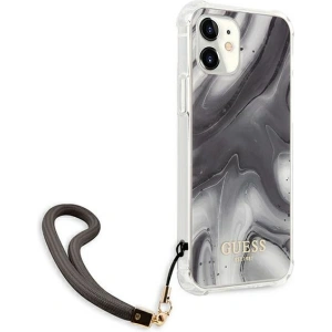 Kup Etui Guess GUHCP12SKSMAGR Apple iPhone 12 mini szary/grey hardcase Marble Collection - GUE1202GRY - {ean13} - Sklep Home Screen
