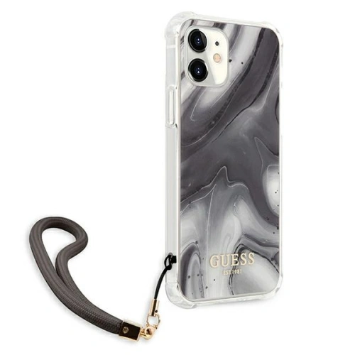 Kup Guess Apple Tasche GUHCP12SKSMAGR iPhone 12 mini grau/grau Hartschale Marble Collection - GUE1202GRY - {ean13} - Sklep Home Screen