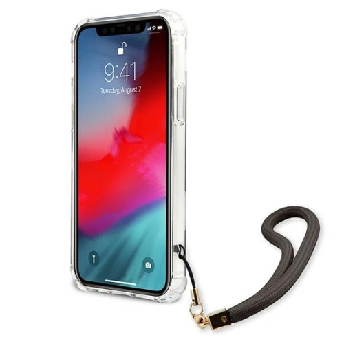 Kup Guess Apple Tasche GUHCP12SKSMAGR iPhone 12 mini grau/grau Hartschale Marble Collection - GUE1202GRY - {ean13} - Sklep Home Screen