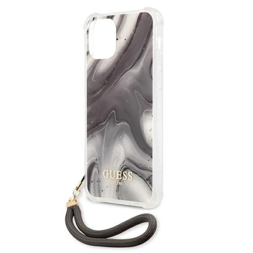 Kup Guess Apple Tasche GUHCP12SKSMAGR iPhone 12 mini grau/grau Hartschale Marble Collection - GUE1202GRY - {ean13} - Sklep Home Screen