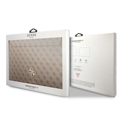 Buy Guess Sleeve GUCS13G4GFBR 13 inch brown 4G Big Logo - GUE1203BR - {ean13} - Home Screen Store Europe