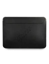 Guess Case Sleeve GUCS13PUSASBK 13 Zoll schwarz/schwarz Saffiano Script