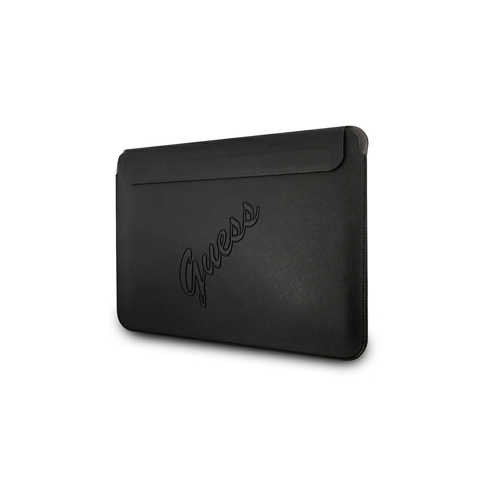 Etui Guess Sleeve GUCS13PUSASBK 13 cali czarny/black Saffiano Script