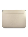 Buy Guess Sleeve GUCS13PUSASLG 13 inch gold Saffiano Script - GUE1207GLD - {ean13} - Home Screen Store Europe