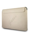Buy Guess Sleeve GUCS13PUSASLG 13 inch gold Saffiano Script - GUE1207GLD - {ean13} - Home Screen Store Europe