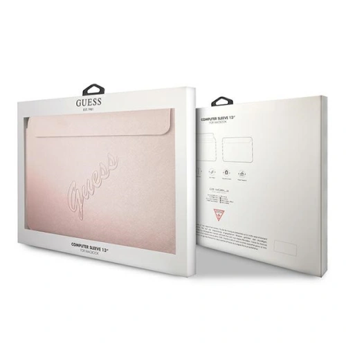 Kup Etui Guess Sleeve GUCS13PUSASPI 13 col pink Saffiano Script - GUE1208PNK - {ean13} - Sklep Home Screen