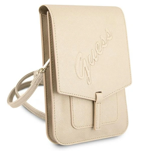 Kup Torebă Guess GUWBRSAVSLG aurie/gold Saffiano Script - GUE1214GLD - {ean13} - Sklep Home Screen