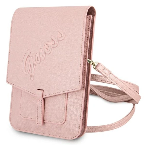 Kup Tocă Guess GUWBRSAVSPI roz/pink Saffiano Script - GUE1215PNK - {ean13} - Sklep Home Screen