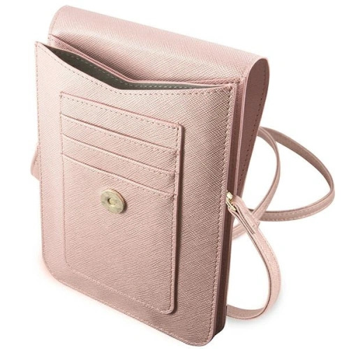 Kup Tocă Guess GUWBRSAVSPI roz/pink Saffiano Script - GUE1215PNK - {ean13} - Sklep Home Screen