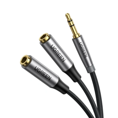 Kup Separator audio AUX UGREEN cablu jack 3,5 mm, 20cm (gri) - UGR980GRY - {ean13} - Sklep Home Screen