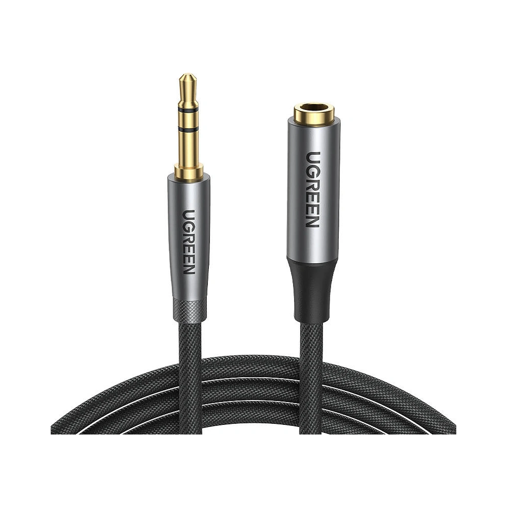 UGREEN AV190 Przedłużacz audio AUX jack 3.5mm, 0.5m (czarny)