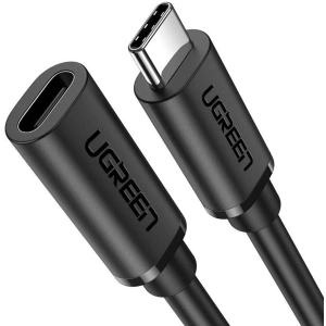 Buy UGREEN USB Type C 3.1 Gen2 Male to Female Cable Nickel Plating 1m (Black) - UGR985BLK - {ean13} - Home Screen Store Europe