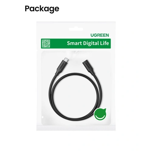 Kup Cablu USB-C 3.1 Gen2 UGREEN prelungitor, 4K, 100W, 1m (negru) - UGR985BLK - {ean13} - Sklep Home Screen
