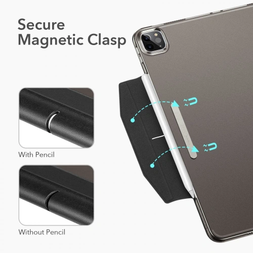 Kup Etui ESR Ascend Trifold Apple iPad Pro 11 2021 (a 3-a generație) Negru + Sticlă - ESR358BLK - {ean13} - Sklep Home Screen
