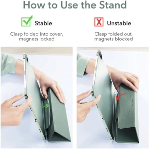 ESR Apple Tasche Ascend Trifold iPad Pro 11 2021 (3. Generation) Waldgrün