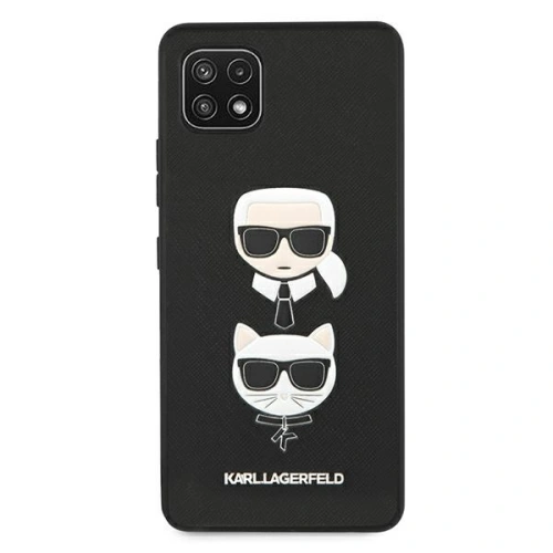 Kup Etui Karl Lagerfeld KLHCSA22SAKICKCBK Samsung Galaxy A22 5G černý/black hardcase Saffiano Ikonik Karl&Choupette Head - KLD593BLK - {ean13} - Sklep Home Screen
