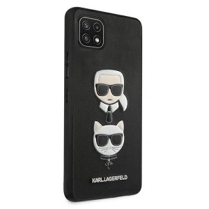 Kup Etui Karl Lagerfeld KLHCSA22SAKICKCBK Samsung Galaxy A22 5G fekete/black kemény tok Saffiano Ikonik Karl&Choupette Head - KLD593BLK - {ean13} - Sklep Home Screen