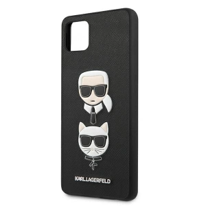 Kup Etui Karl Lagerfeld KLHCSA22SAKICKCBK Samsung Galaxy A22 5G fekete/black kemény tok Saffiano Ikonik Karl&Choupette Head - KLD593BLK - {ean13} - Sklep Home Screen