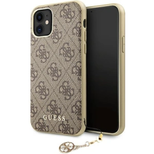 Kup Etui Guess GUHCN61GF4GBR Apple iPhone 11 barna/hard case 4G Charms Collection - GUE1219BR - {ean13} - Sklep Home Screen