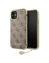 Kup Guess Apple Tasche GUHCN61GF4GBR iPhone 11 braun/braun Hartschalenetui 4G Charms Collection - GUE1219BR - {ean13} - Sklep Home Screen