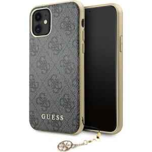 Kup Etui Guess GUHCN61GF4GGR Apple iPhone 11 szürke kemény tok 4G Charms Collection - GUE1220GRY - {ean13} - Sklep Home Screen