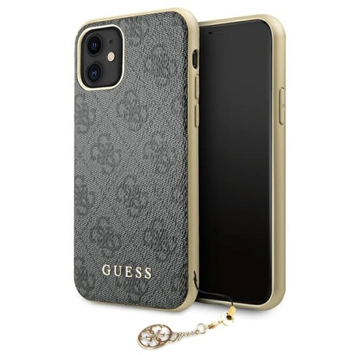 Kup Etui Guess GUHCN61GF4GGR Apple iPhone 11 szürke kemény tok 4G Charms Collection - GUE1220GRY - {ean13} - Sklep Home Screen
