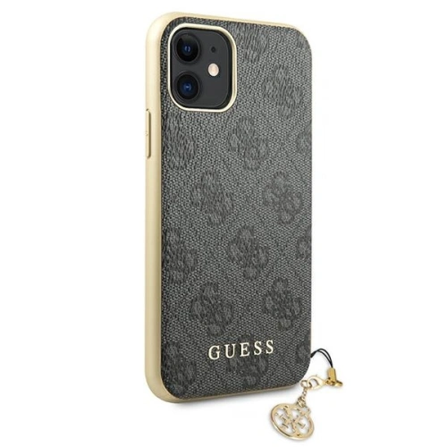 Kup Etui Guess GUHCN61GF4GGR Apple iPhone 11 grey/szary hard case 4G Charms Collection - GUE1220GRY - {ean13} - Sklep Home Screen