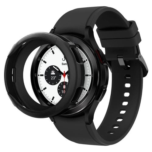 Kup Spigen Samsung Gehäuse Liquid Air Galaxy Watch4 Classic 46mm Matt Schwarz - SPN1674BLK - {ean13} - Sklep Home Screen