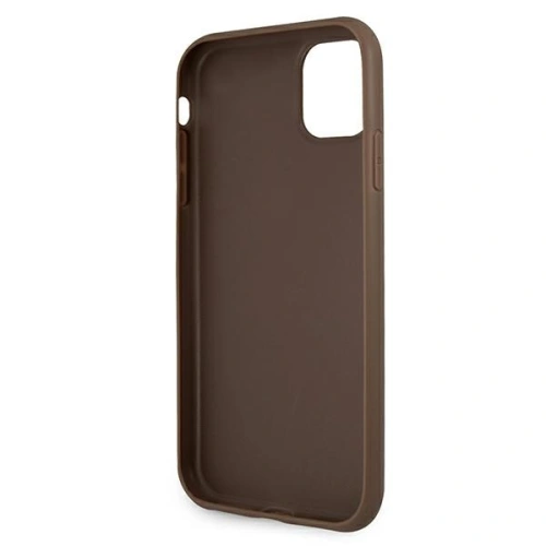 Kup Etui Guess GUHCN654GMGBR Apple iPhone 11 Pro Max brązowy/brown hardcase 4G Big Metal Logo - GUE1221BR - {ean13} - Sklep Home Screen