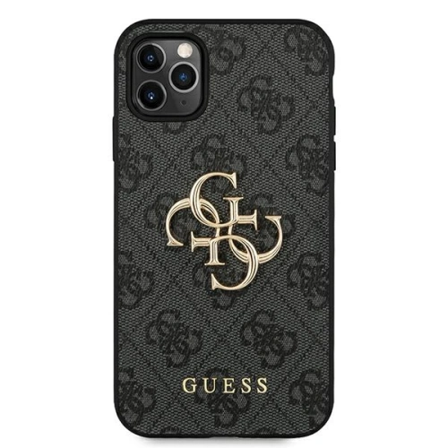Kup Etui Guess GUHCN654GMGGR Apple iPhone 11 Pro Max gri/grey hardcase 4G Big Metal Logo - GUE1222GRY - {ean13} - Sklep Home Screen