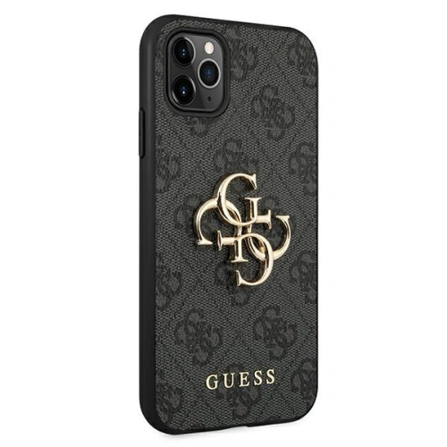 Kup Etui Guess GUHCN654GMGGR Apple iPhone 11 Pro Max gri/grey hardcase 4G Big Metal Logo - GUE1222GRY - {ean13} - Sklep Home Screen