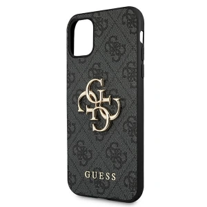 Buy Guess GUHCN654GMGGR Apple iPhone 11 Pro Max grey hardcase 4G Big Metal Logo - GUE1222GRY - {ean13} - Home Screen Store Europe
