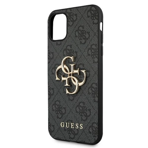 Kup Etui Guess GUHCN654GMGGR Apple iPhone 11 Pro Max gri/grey hardcase 4G Big Metal Logo - GUE1222GRY - {ean13} - Sklep Home Screen