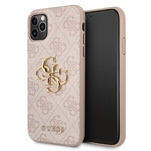 Buy Guess GUHCN654GMGPI Apple iPhone 11 Pro Max pink hardcase 4G Big Metal Logo - GUE1223PNK - {ean13} - Home Screen Store Europe