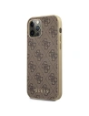 Kup Etui Guess GUHCP12MG4GB Apple iPhone 12/12 Pro brązowy/brown hard case 4G Collection - GUE1224BR - {ean13} - Sklep Home Screen