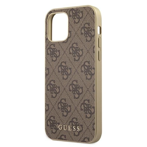 Kup Etui Guess GUHCP12MG4GB Apple iPhone 12/12 Pro hnědé/brown tvrdé pouzdro 4G Collection - GUE1224BR - {ean13} - Sklep Home Screen