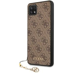 Kup Etui Guess GUHCSA22GF4GBR Samsung Galaxy A22 5G barna/brown kemény tok 4G Charms Collection - GUE1225BR - {ean13} - Sklep Home Screen