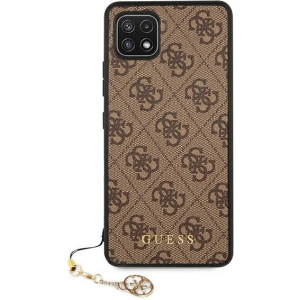 Kup Etui Guess GUHCSA22GF4GBR Samsung Galaxy A22 5G barna/brown kemény tok 4G Charms Collection - GUE1225BR - {ean13} - Sklep Home Screen