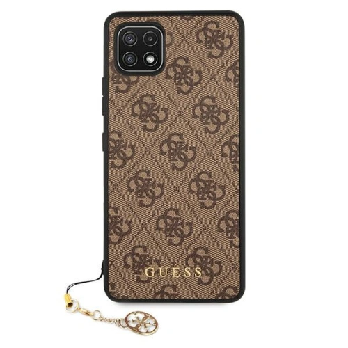 Kup Etui Guess GUHCSA22GF4GBR Samsung Galaxy A22 5G hnědý/brown tvrdý kryt 4G Charms Collection - GUE1225BR - {ean13} - Sklep Home Screen