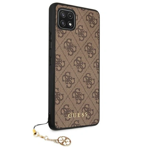 Kup Etui Guess GUHCSA22GF4GBR Samsung Galaxy A22 5G hnědý/brown tvrdý kryt 4G Charms Collection - GUE1225BR - {ean13} - Sklep Home Screen