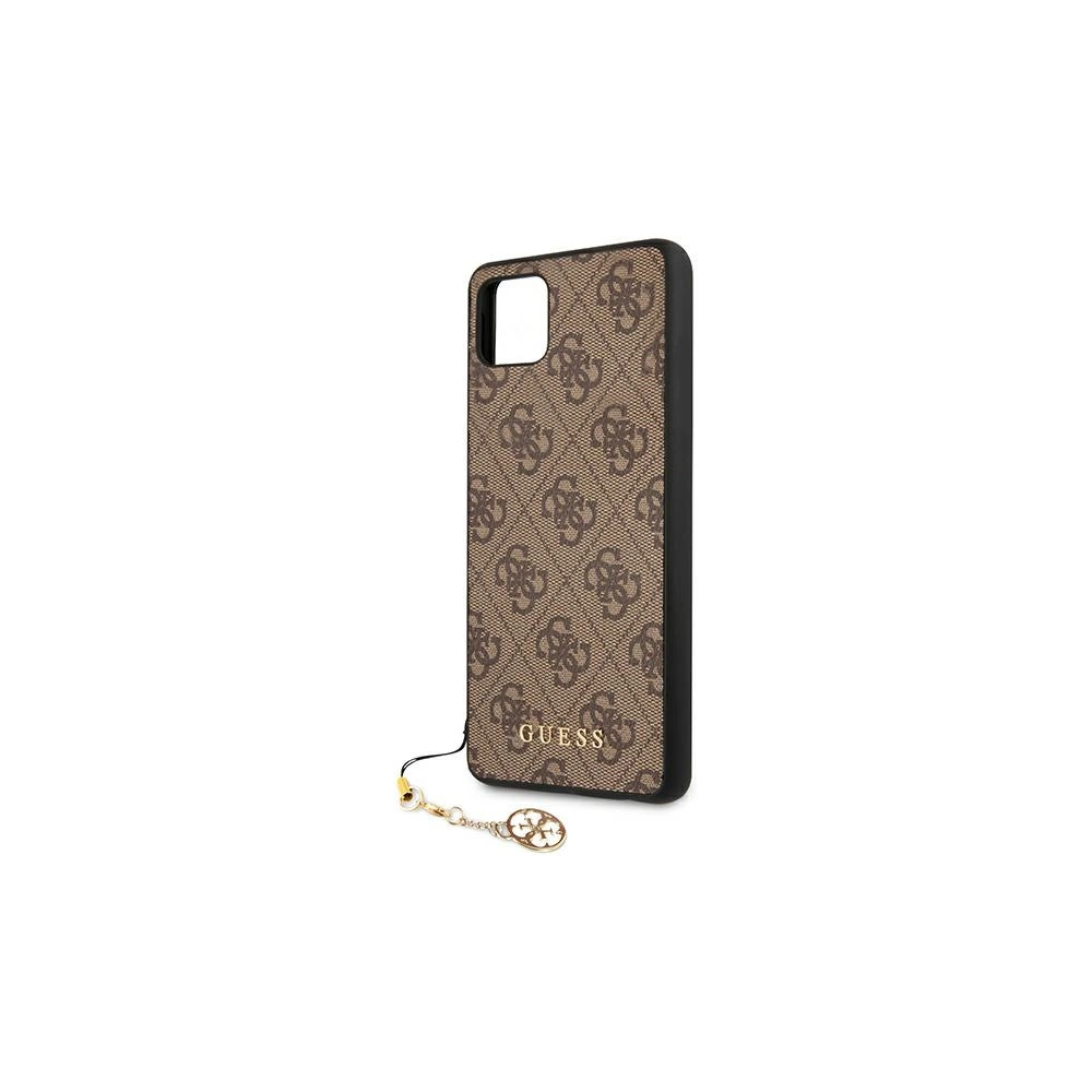 Etui Guess GUHCSA22GF4GBR Samsung Galaxy A22 5G brązowy/brown hard case 4G Charms Collection
