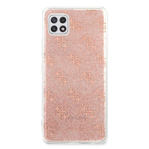 Kup Guess Samsung Gehäuse GUHCSA22PCU4GLPI Galaxy A22 5G rosa/rosa Hartschalengehäuse - GUE1226PNK - {ean13} - Sklep Home Screen