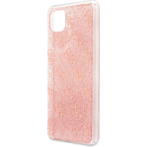 Kup Etui Guess GUHCSA22PCU4GLPI Samsung Galaxy A22 5G rózsaszín/pink hardcase - GUE1226PNK - {ean13} - Sklep Home Screen