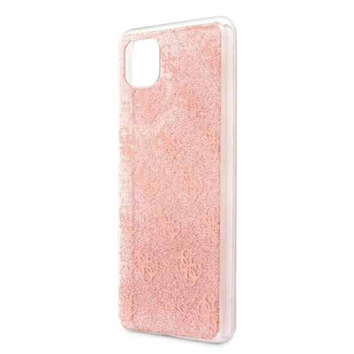 Kup Guess Samsung Gehäuse GUHCSA22PCU4GLPI Galaxy A22 5G rosa/rosa Hartschalengehäuse - GUE1226PNK - {ean13} - Sklep Home Screen